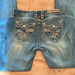 Used Bootcut Rock Revival Jeans Size 27